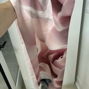 Ted Baker Pink and Gray Floral Scarf